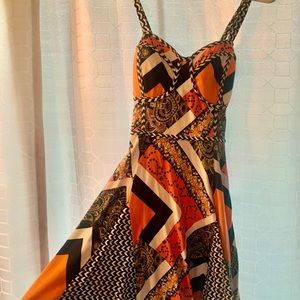 Cute comfy mini dress with cute back. Only worn once!